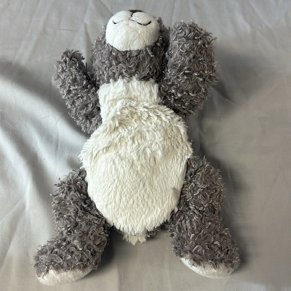 Warmers - curly plush bunny that holds heat pac to provide localized co… - Picture 2 of 4